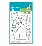 Lawn Fawn Sweet Christmas stamp set Gingerbread